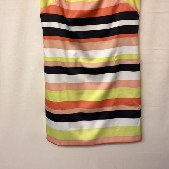 Vince Camuto dress SZ 6 shift style colorful stones & rhinestone mini classic - Picture 2 of 12